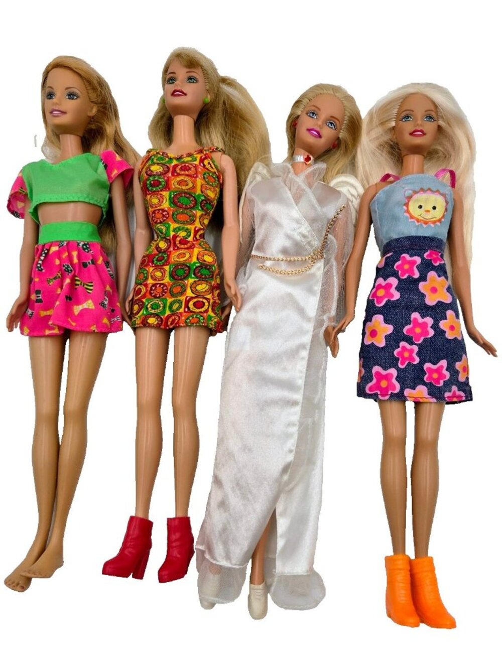 Barbie Doll Lot Very Valentine Lifesavers 4 Dolls Mattel Read